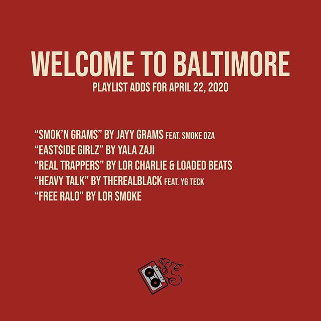We updated our “Welcome to Baltimore” playlist with music from @jayygrams, @yalazaji, and more
📍 Click the link in our bio to listen